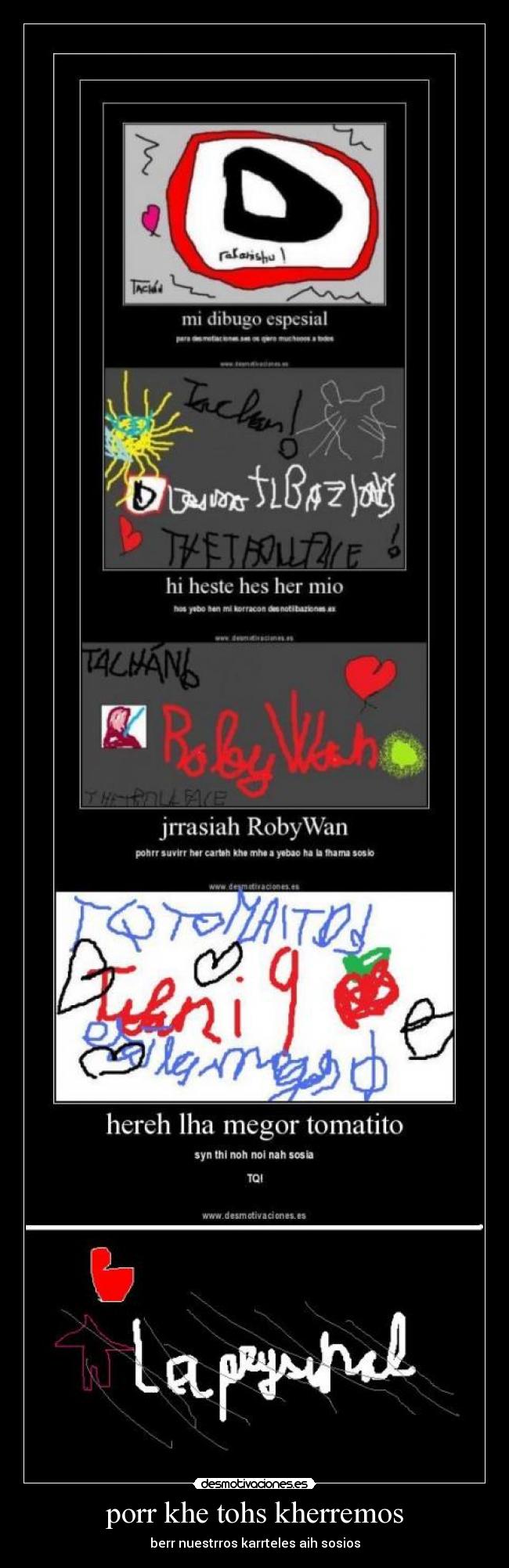 porr khe tohs kherremos - berr nuestrros karrteles aih sosios