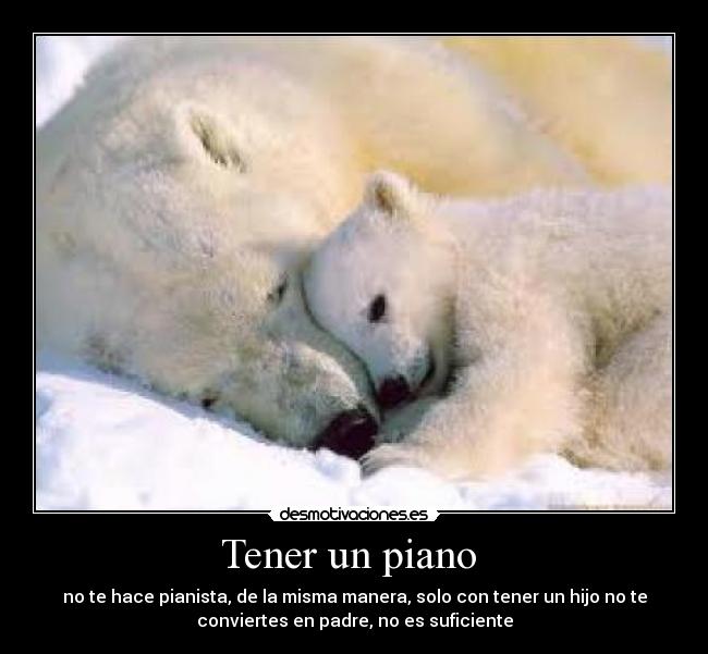 Tener un piano  - 