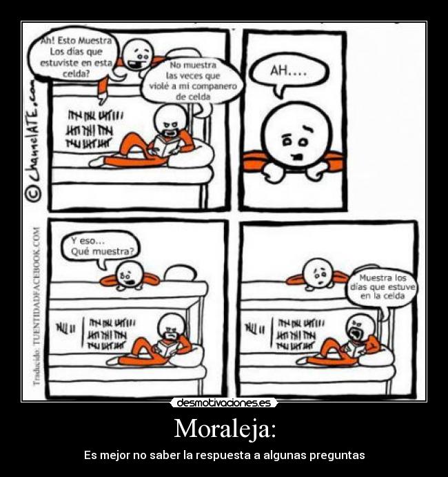 Moraleja: - 