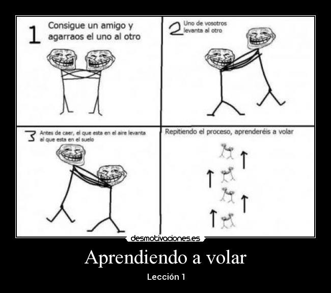 Aprendiendo a volar - Lección 1