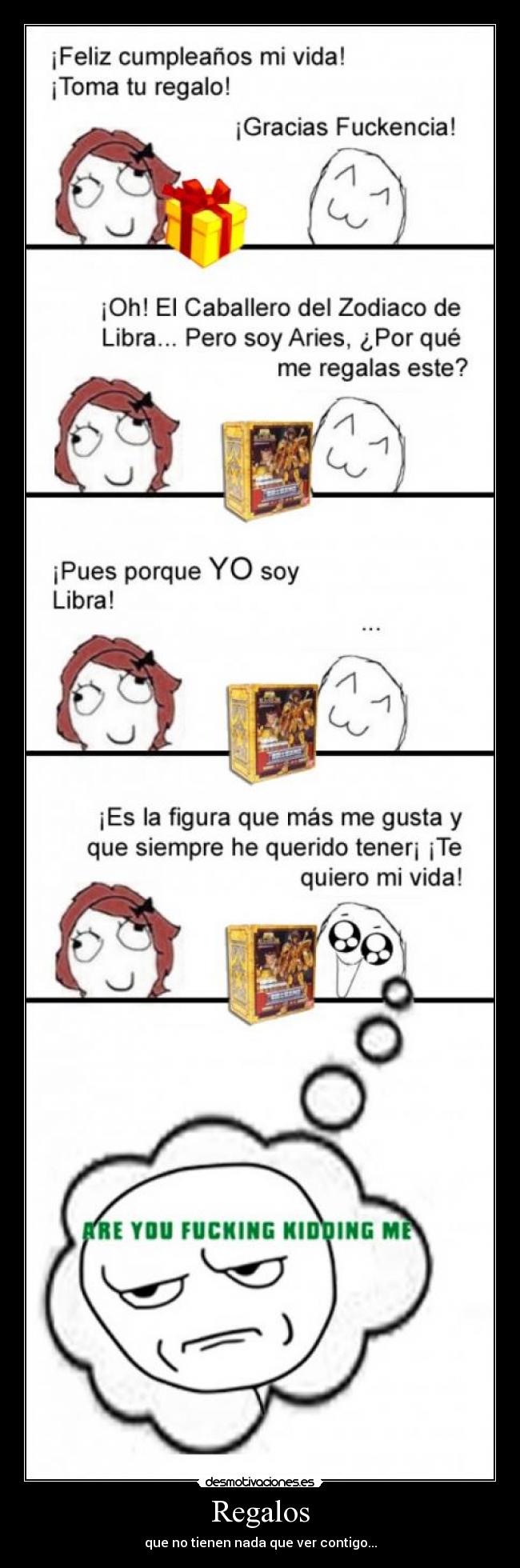 Regalos - que no tienen nada que ver contigo...