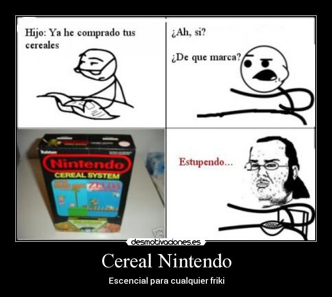 Cereal Nintendo - 