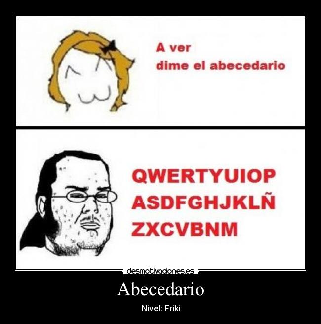 Abecedario - Nivel: Friki
