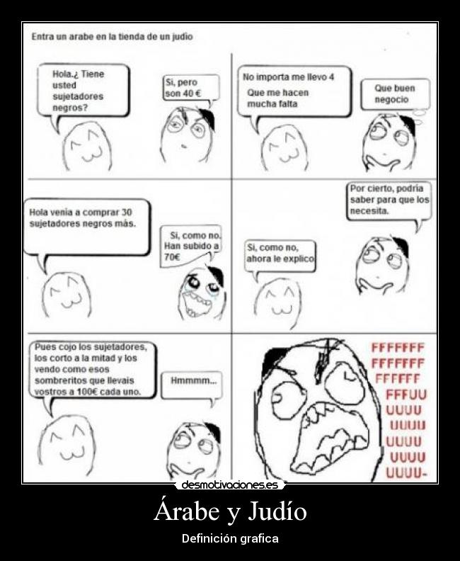 Árabe y Judío - Definición grafica