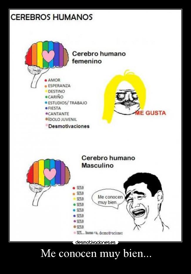 Me conocen muy bien... -