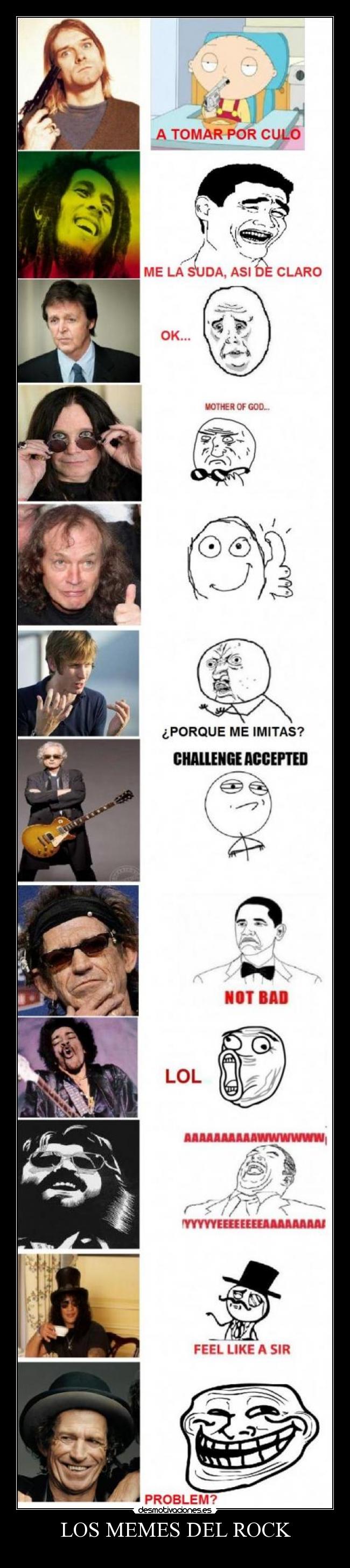 LOS MEMES DEL ROCK - 