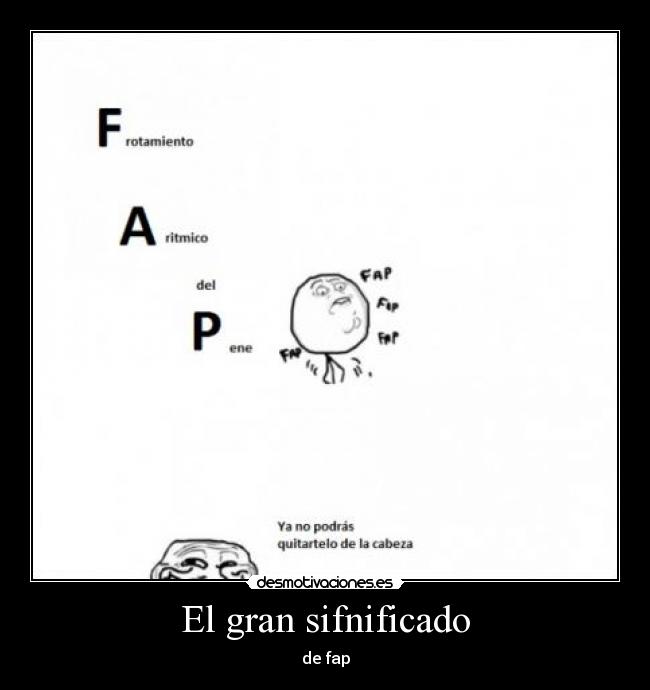 El gran sifnificado - 