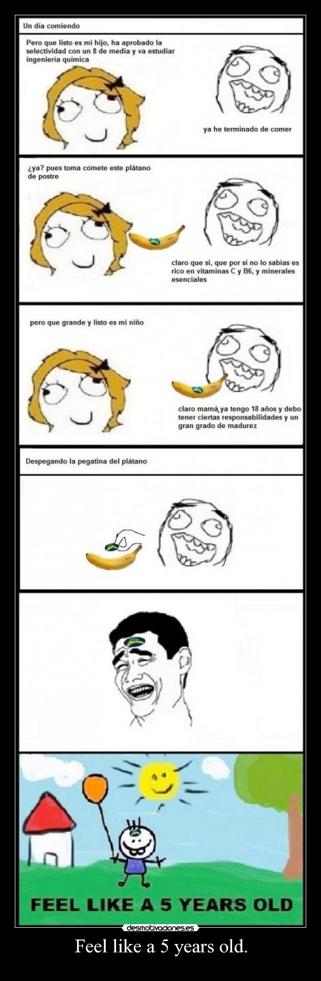 Feel like a 5 years old. -