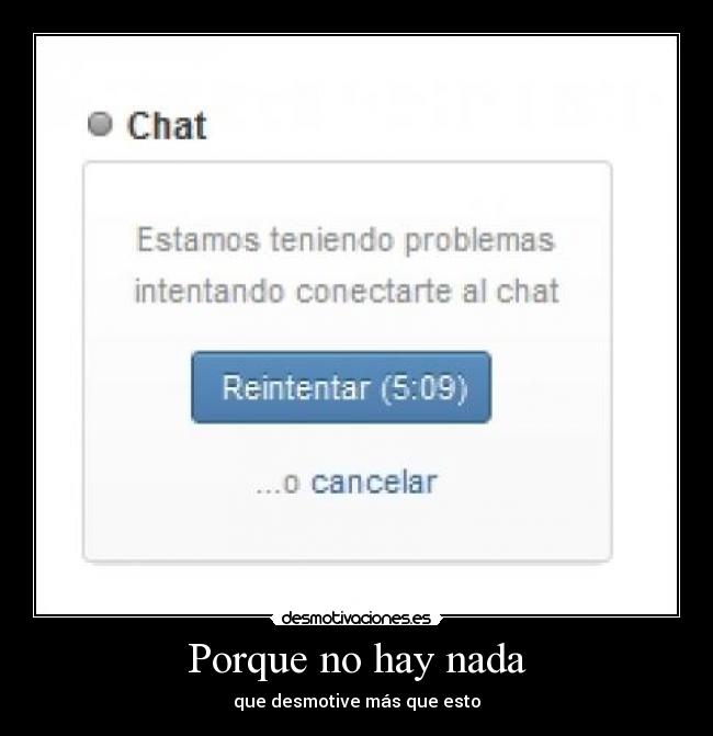 Porque no hay nada - 