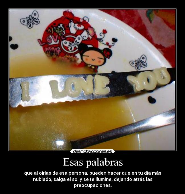 Esas palabras - 