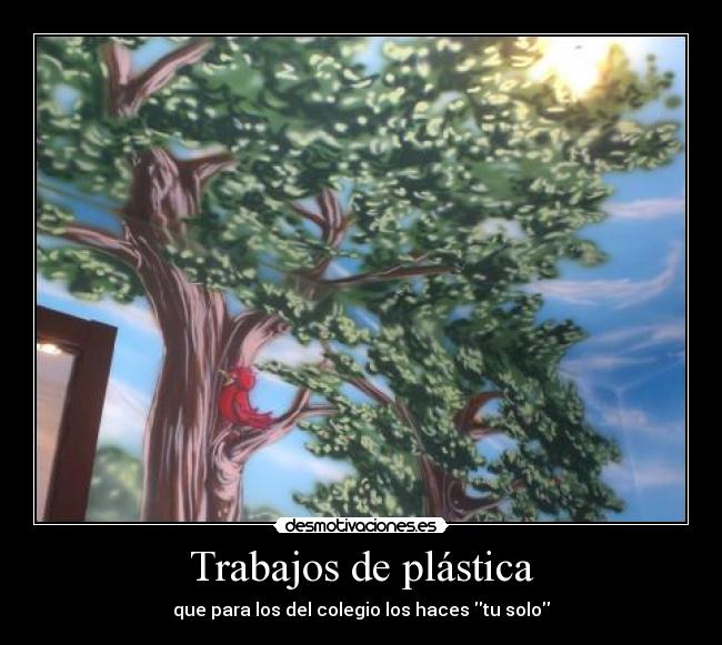 Trabajos de plástica - que para los del colegio los haces tu solo