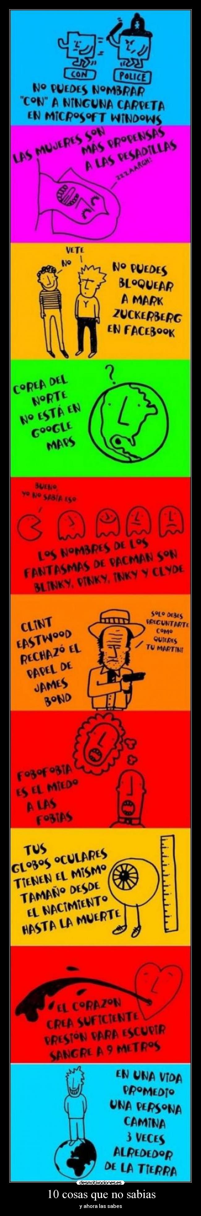 10 cosas que no sabias - 