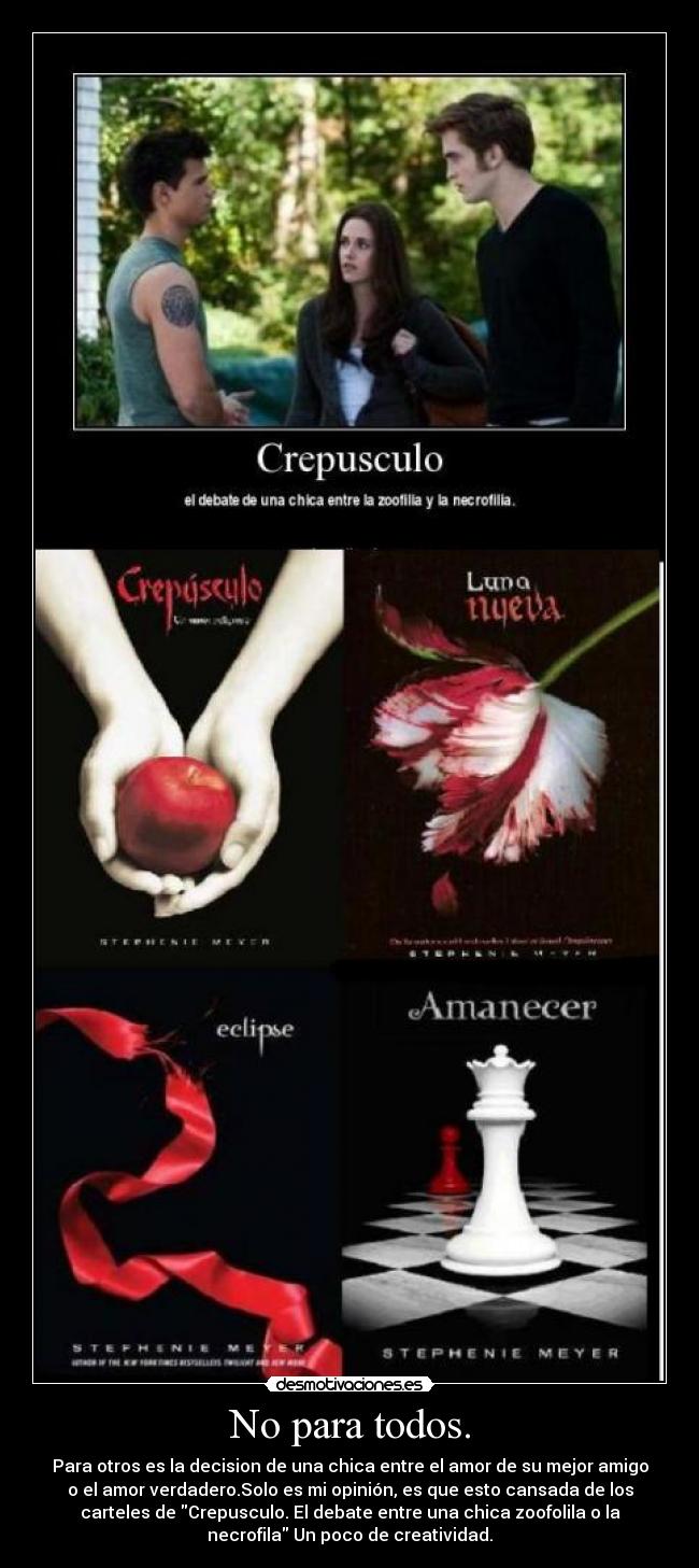No para todos. - 