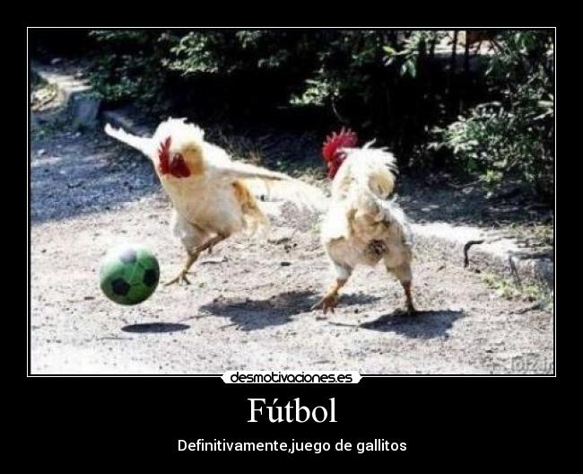 Fútbol - Definitivamente,juego de gallitos