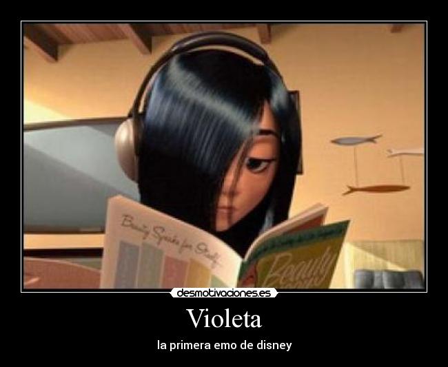 Violeta - la primera emo de disney