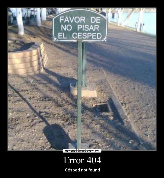 Error 404 -
