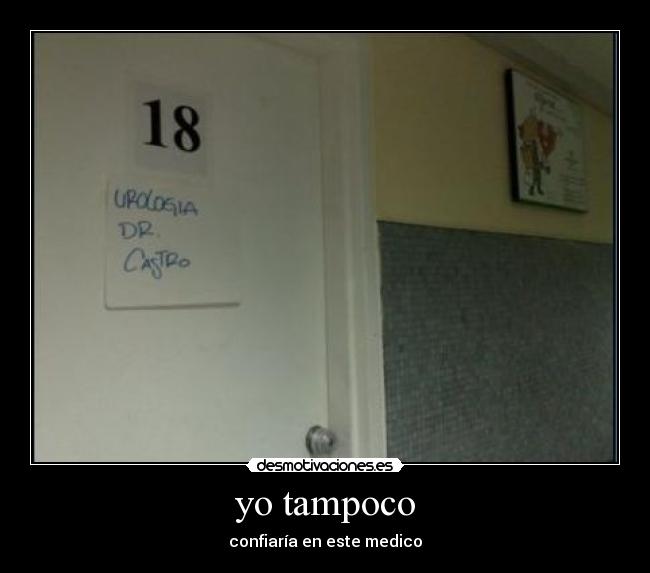 yo tampoco -