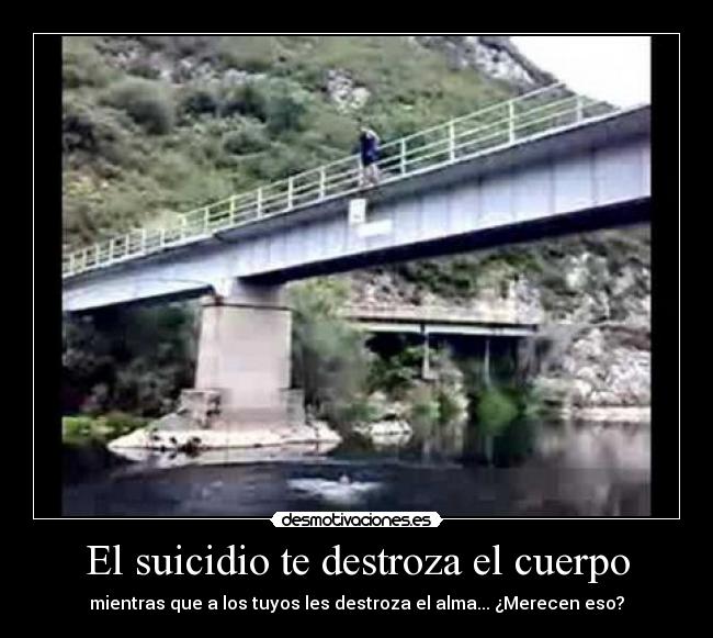carteles suicidio desmotivaciones