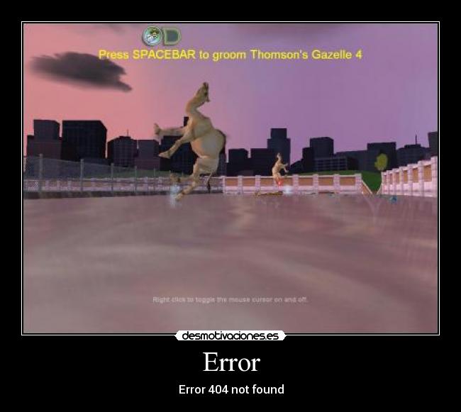 Error - Error 404 not found