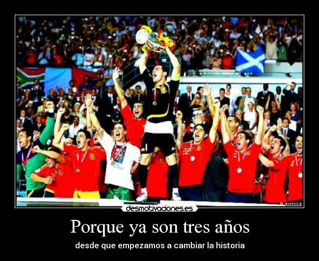 Porque ya son tres años - 