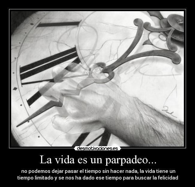 carteles vida tiempo desmotivaciones