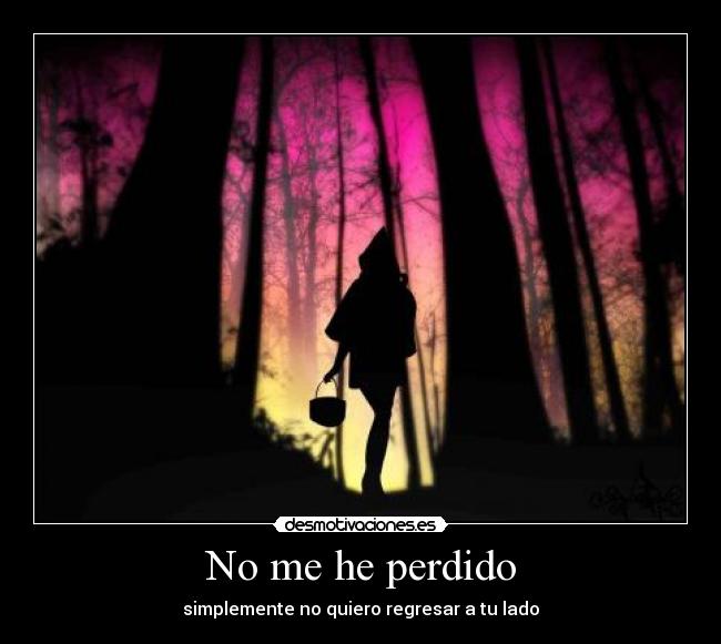 No me he perdido -