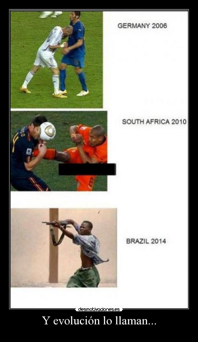 carteles mundial futbol evolucion llaman desmotivaciones