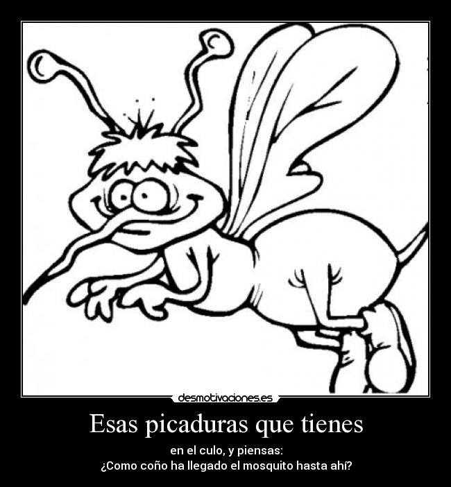 Esas picaduras que tienes - 