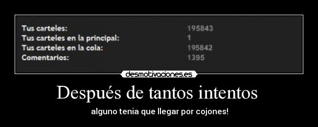 Después de tantos intentos  - 