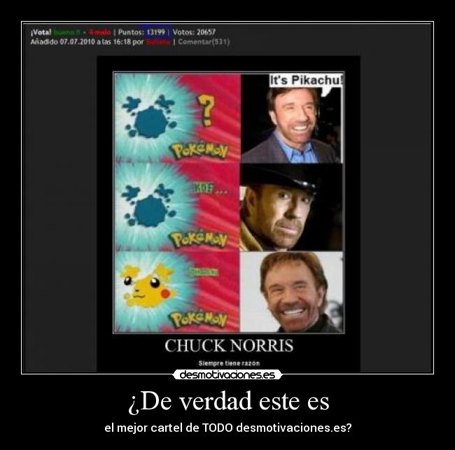 ¿De verdad este es - el mejor cartel de TODO desmotivaciones.es?