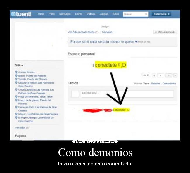 Como demonios -