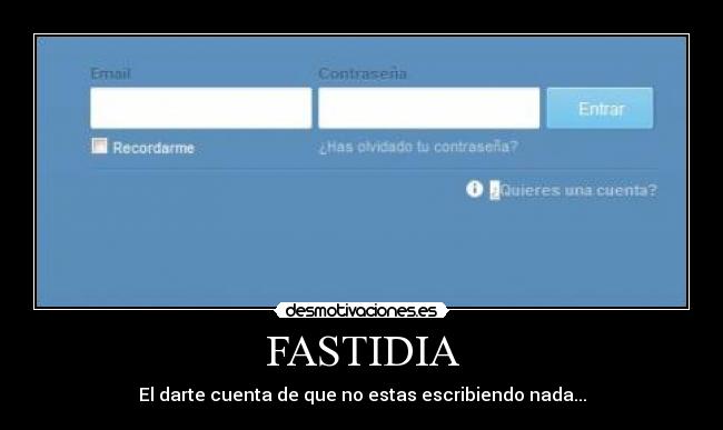 FASTIDIA -