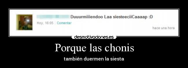 Porque las chonis -