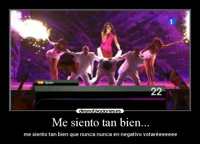 Me siento tan bien... - 