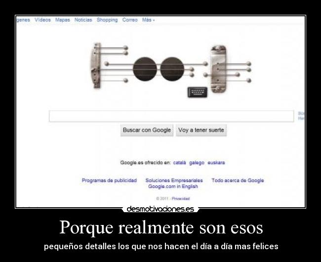 Porque realmente son esos - pequeños detalles los que nos hacen el día a día mas felices