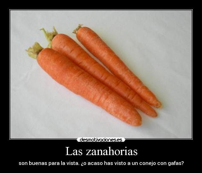 Las zanahorias -