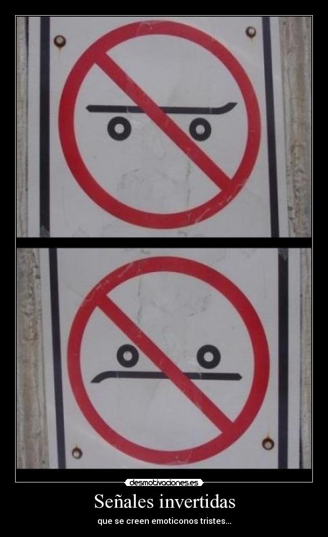 Señales invertidas - 