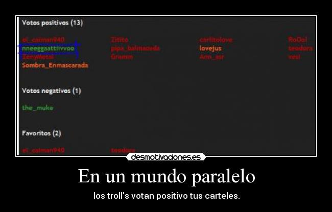 En un mundo paralelo -