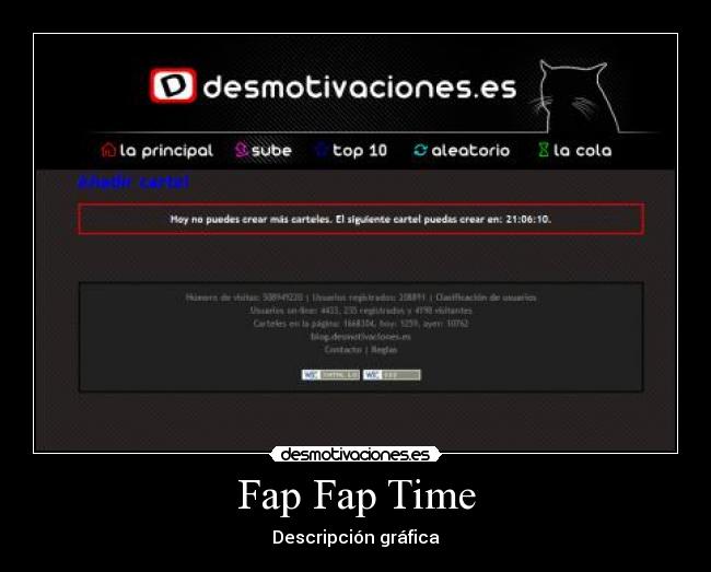 Fap Fap Time - Descripción gráfica