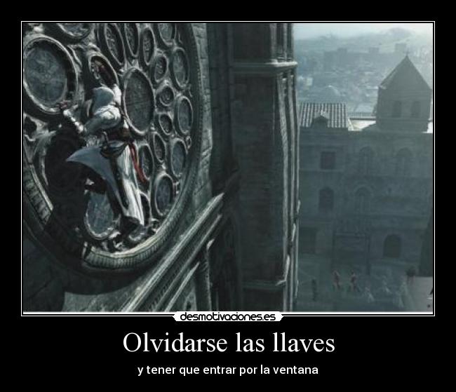 Olvidarse las llaves - 