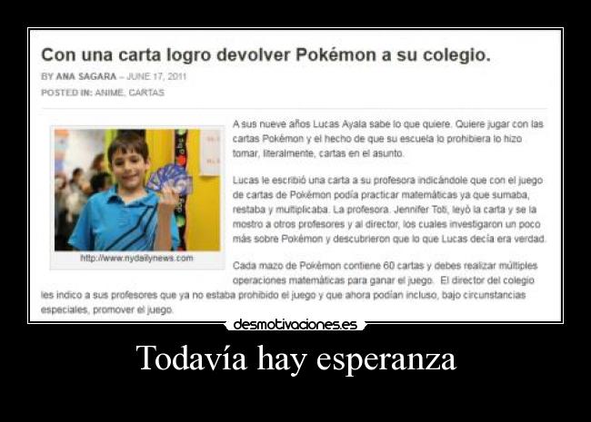 Todavía hay esperanza - 