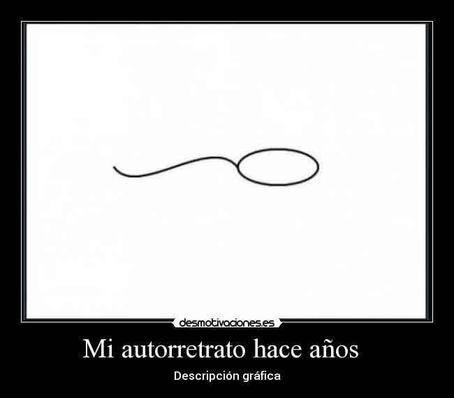 Mi autorretrato hace años -