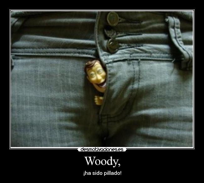 Woody, - ¡ha sido pillado!