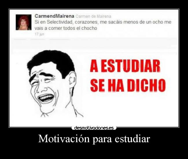 Motivación para estudiar - 