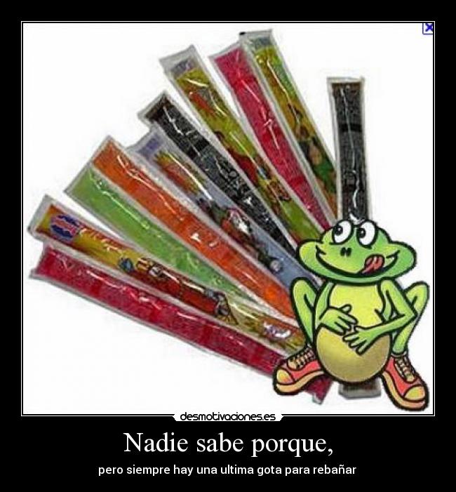 Nadie sabe porque, - 