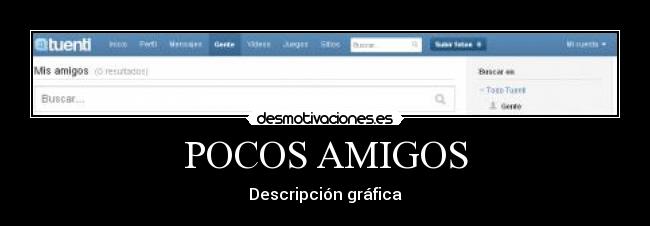 POCOS AMIGOS -