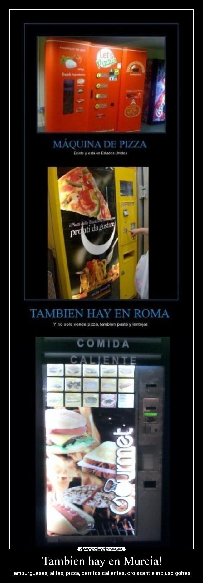 Tambien hay en Murcia! - Hamburguesas, alitas, pizza, perritos calientes, croissant e incluso gofres!