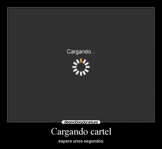 Cargando cartel - 