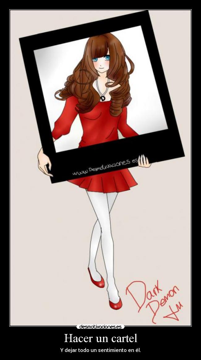Hacer un cartel -