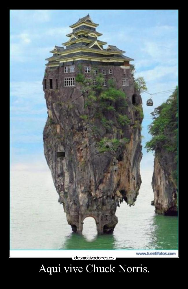 Aqui vive Chuck Norris. - 